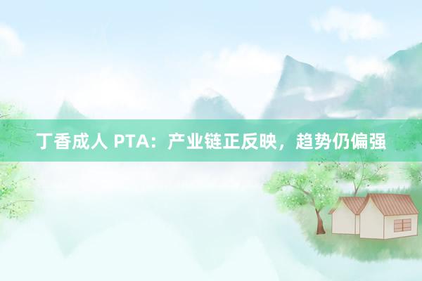 丁香成人 PTA：产业链正反映，趋势仍偏强