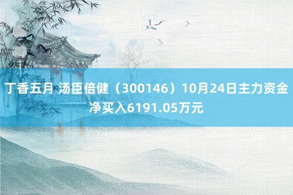 丁香五月 汤臣倍健（300146）10月24日主力资金净买入6191.05万元