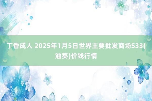 丁香成人 2025年1月5日世界主要批发商场S33(油葵)价钱行情