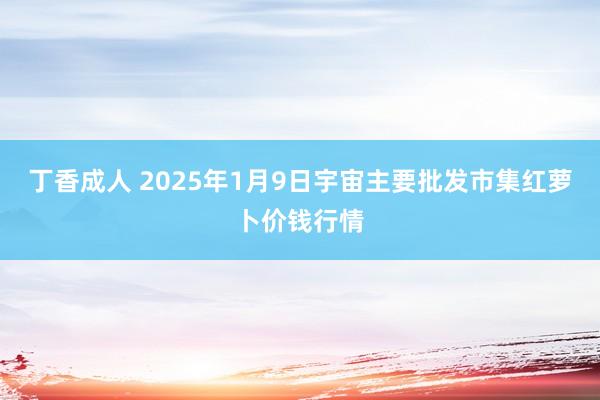 丁香成人 2025年1月9日宇宙主要批发市集红萝卜价钱行情